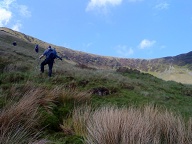 Up the western ridge of Cwm Dwyfor
